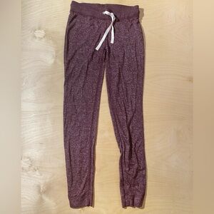 J. Crew Burgundy Knit Joggers XS (PW)